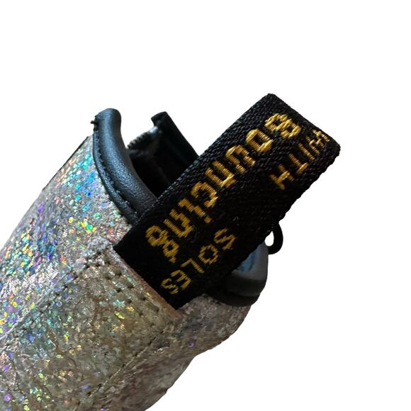 Dr. Martens | Kids Size 10 Youth Silver Cosmic Glitter - Picture 9 of 13